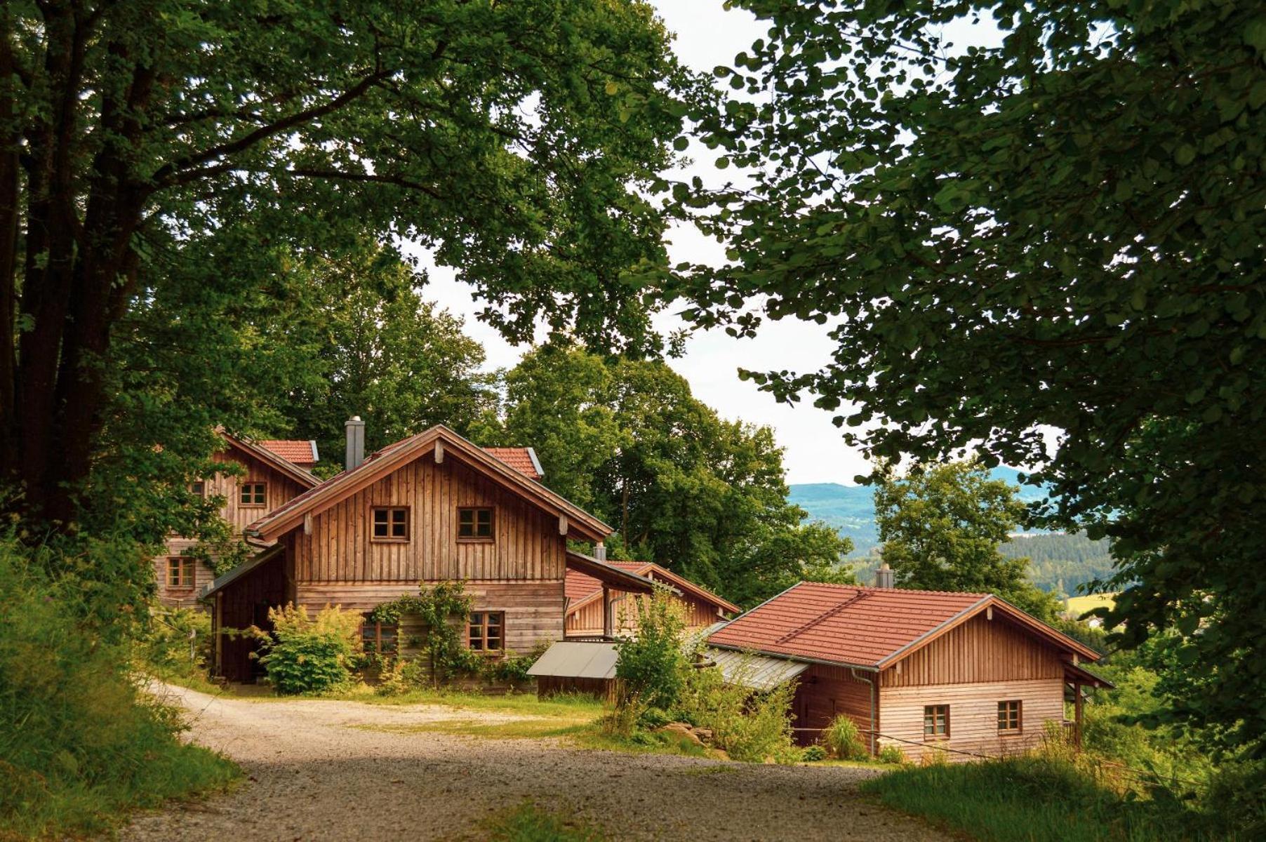 Hütten am Waldrand Altnussberg Exteriör bild