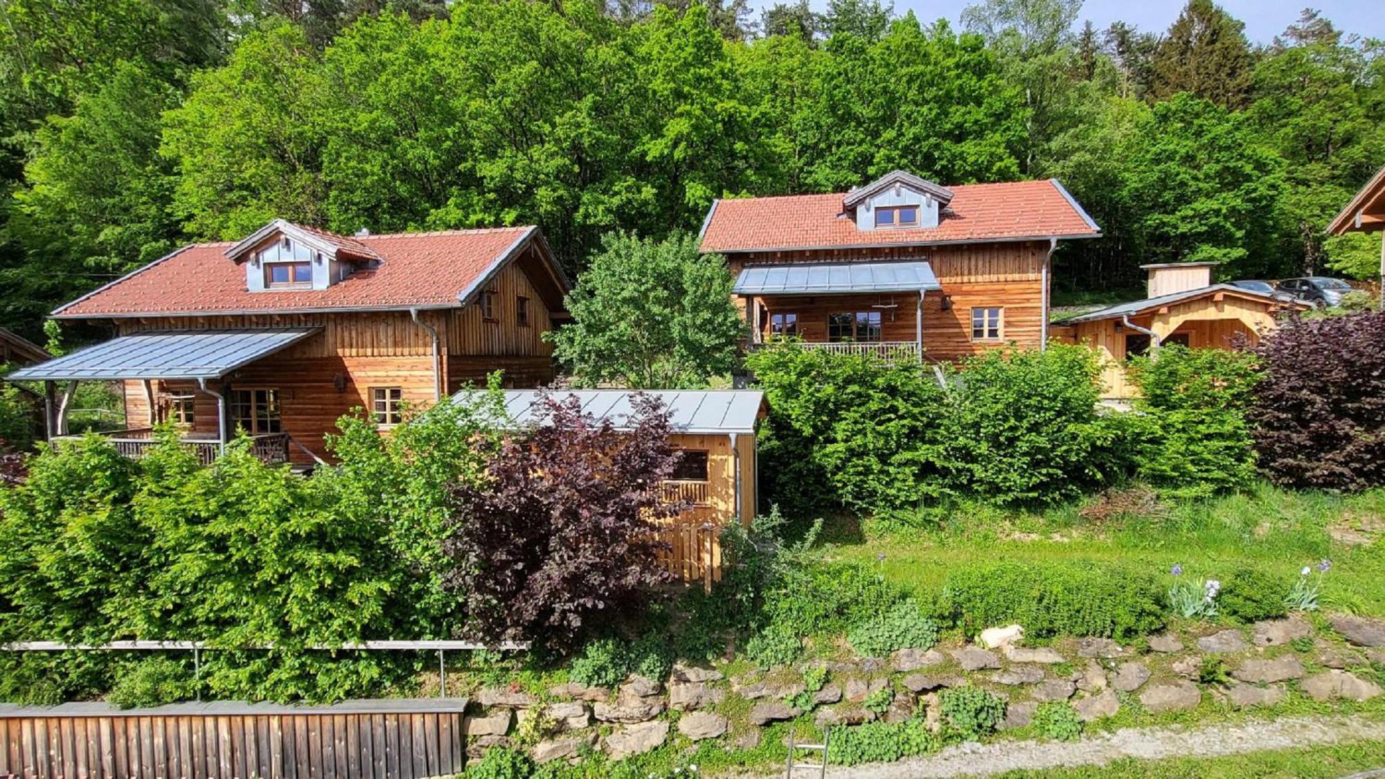 Hütten am Waldrand Altnussberg Exteriör bild